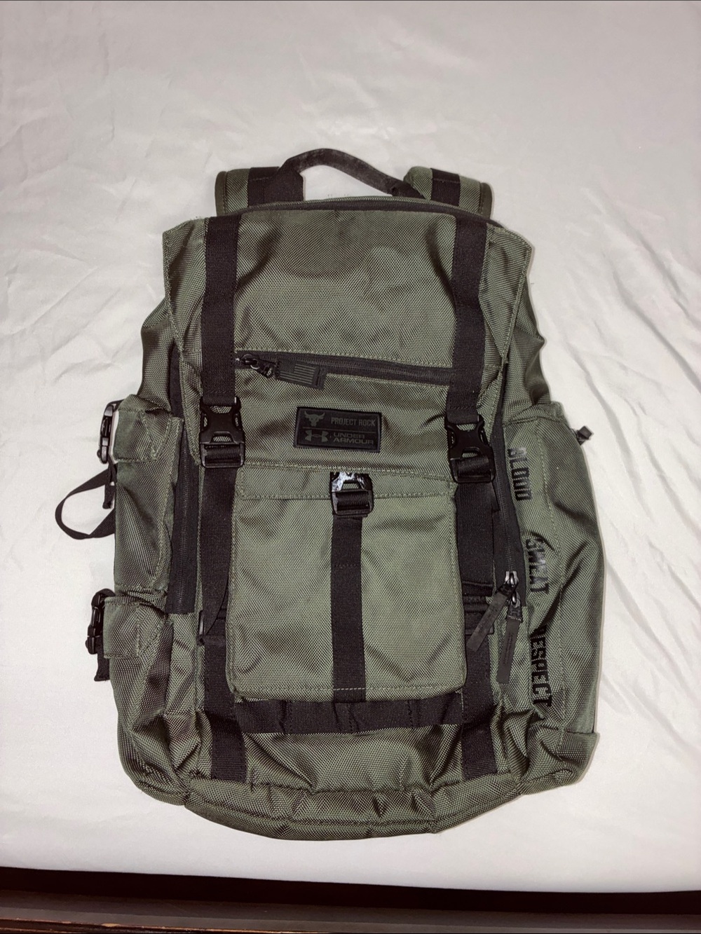 Under Armour Olive Green & Black Tactical Backpack. 2017 model, style 1315435